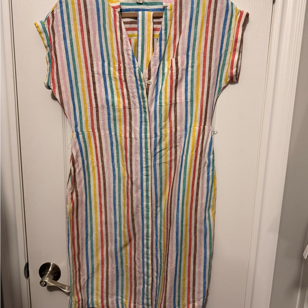 Boden Multicolor Striped Dress